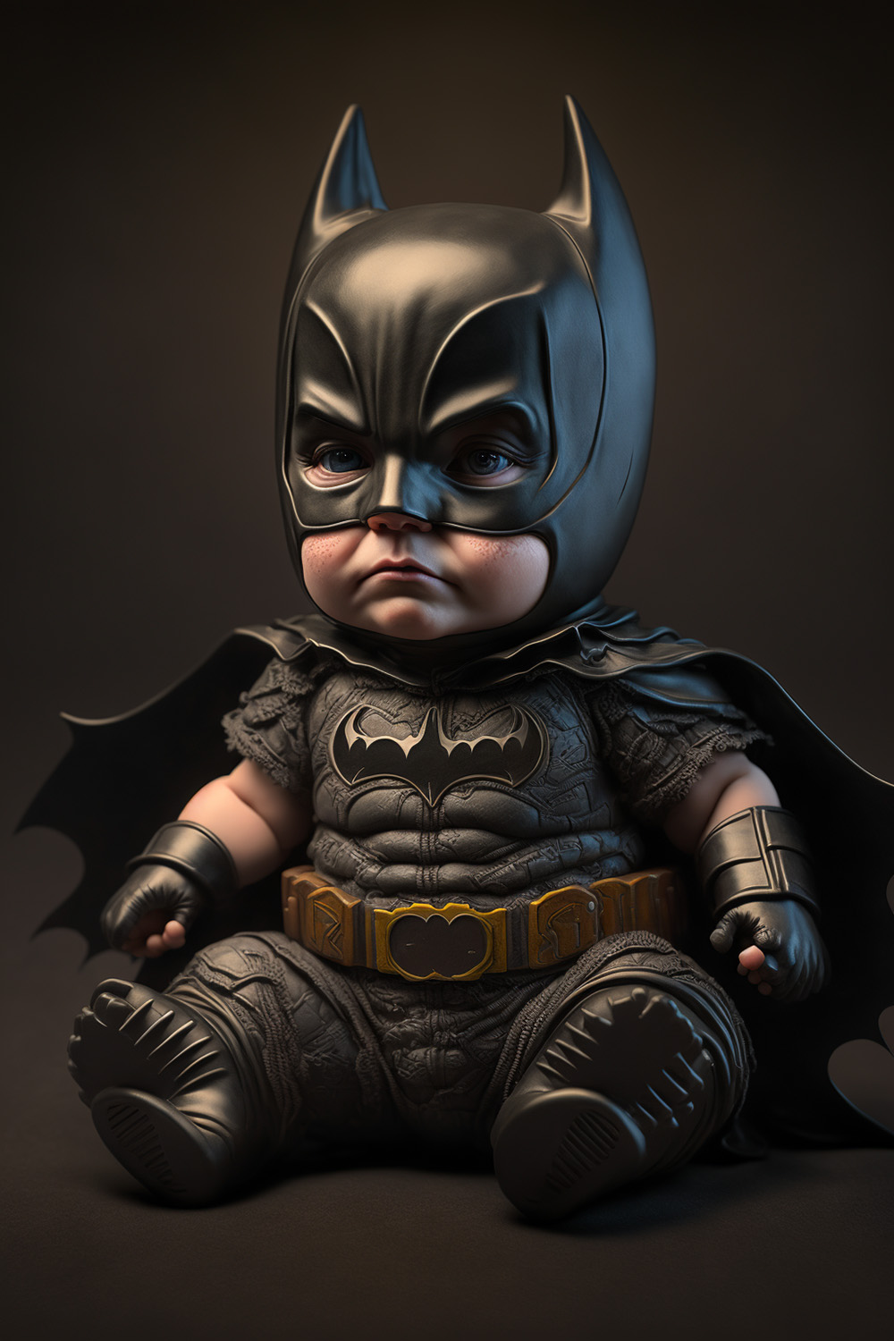 Ai关键词描述-婴儿蝙蝠侠