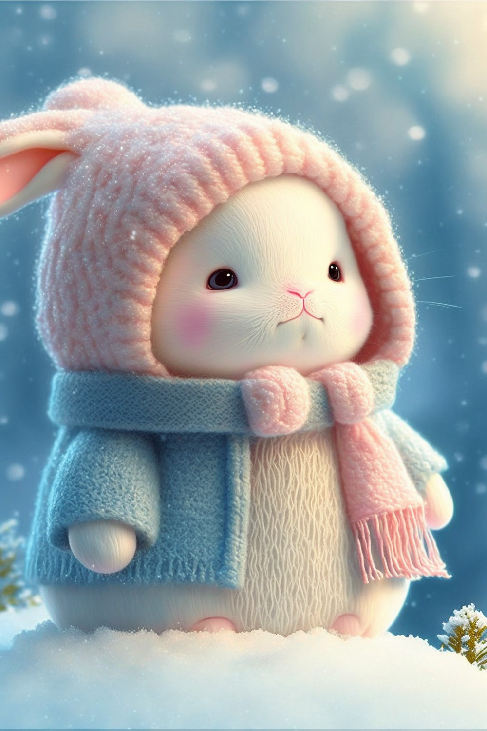 Ai关键词描述-一只可爱的小兔子